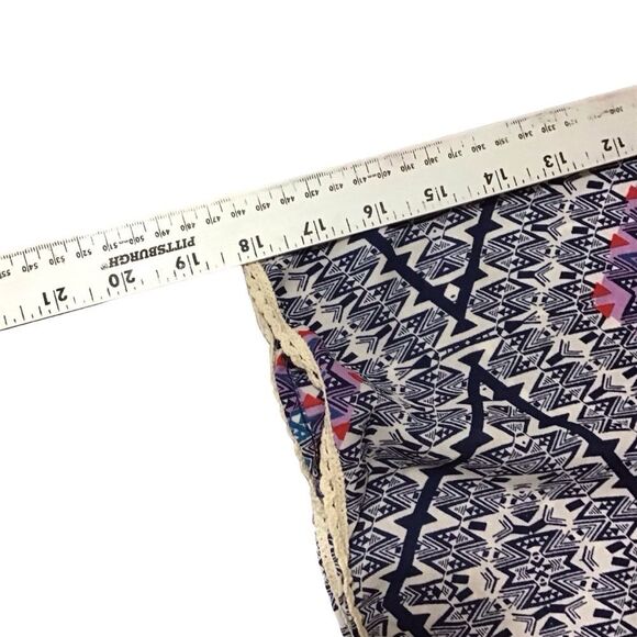 Cato Aztec Multicolor Peasant Patterned‎ Poncho Top M - Picture 9 of 12